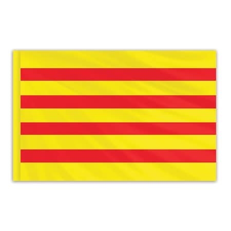 Catalonia Indoor Nylon Flag 4'x6'